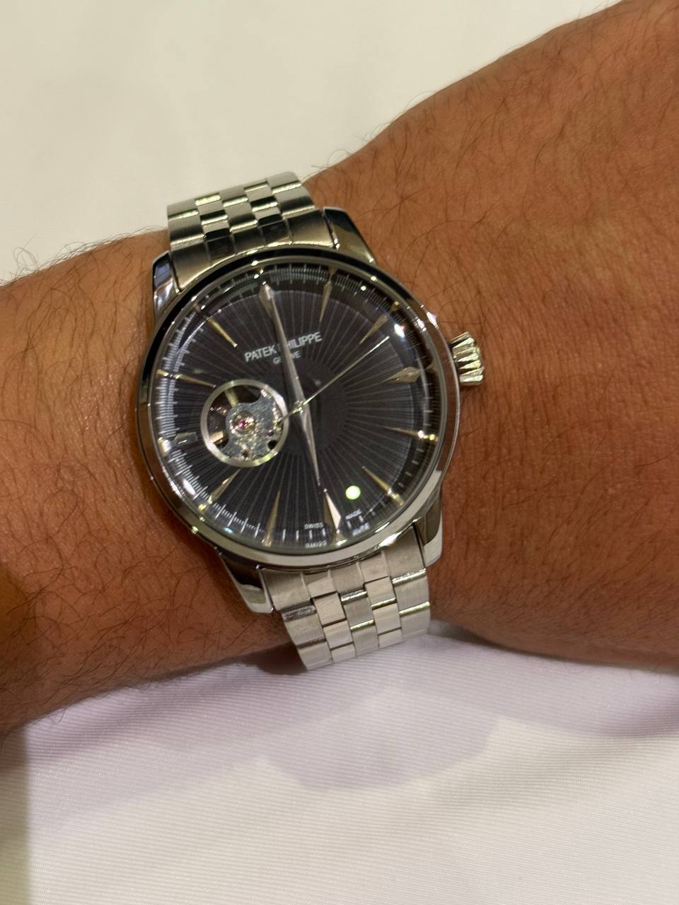 Patek – Open Heart Black Dial